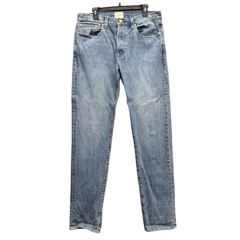 Sid Mashburn Jeans Men's 36x34 Blue Medium Wash Denim Button Fly Made in USA